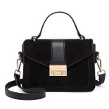 RRP £23.63 Miss Lulu Women Top Handle Bag Suede Handbags Pu Leather