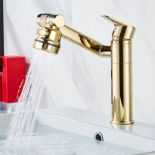 RRP £56.33 imiiHO 023 Swivel Basin Faucet (Gold Tone)