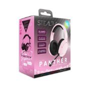 RRP £26.25 STEALTH PANTHER Blush - Over Ear Gaming Headset PS4/PS5