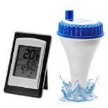 RRP £22.98 AMTAST Wireless Swimming Pool Thermometer Floating
