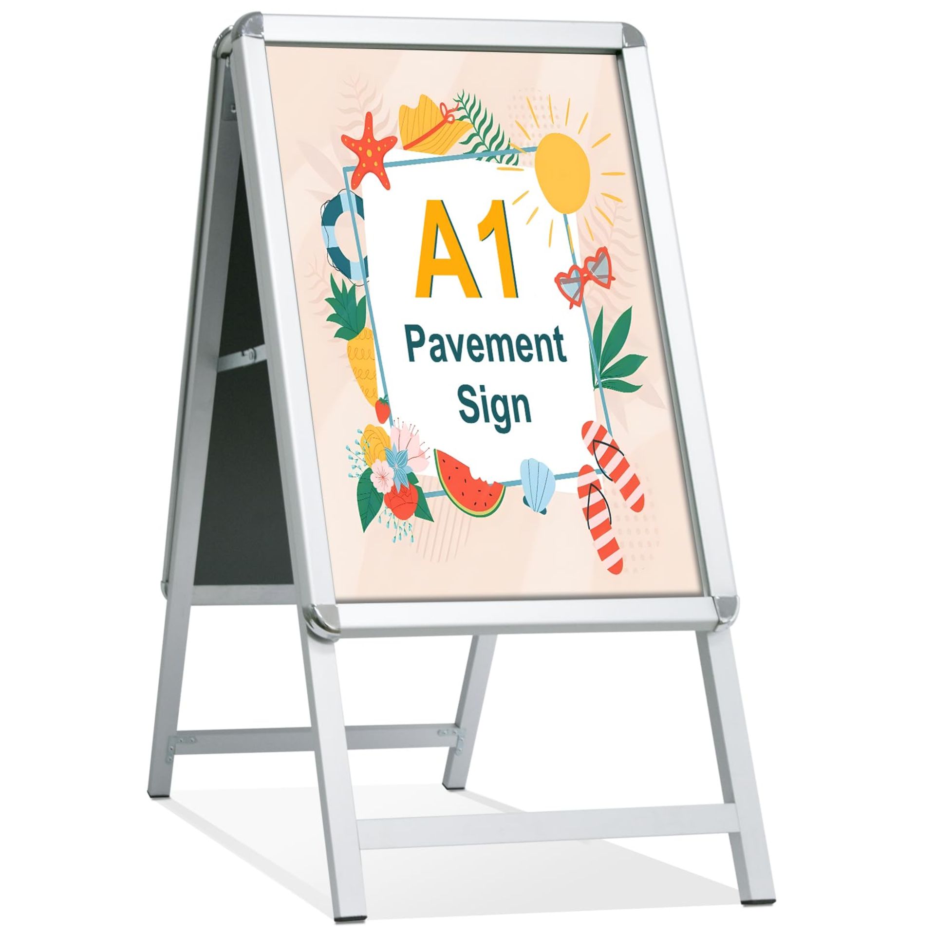 RRP £95.89 STANDNEE Pavement Sign Frame Sign Board Double Sided