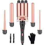 RRP £38.80 5-in-1Curling Wand Iron