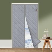 RRP £46.52 MAGZO Magnetic Thermal Door Curtain 90x205cm