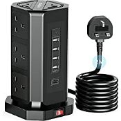 RRP £28.52 Extension Lead Tower with USB Slots