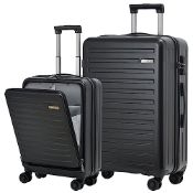 RRP £160.56 TydeCkare 2pcs 20/28" Luggage Set Hardshell ABS+PC