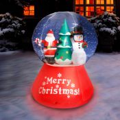 RRP £45.65 Celebright Inflatable Christmas Snow Globe