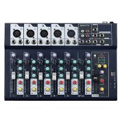 RRP £57.01 Weymic Professional Mixer | 7-Channel 2-Bus Mixer/w USB Audio Interface