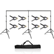 RRP £125.38 EMART Photo Video Studio 6m Wide 3m Tall Adjustable