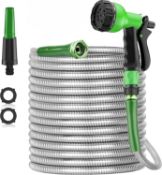 RRP £91.32 SPECILITE 150ft 304 Stainless Steel Garden Hose Metal
