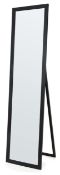 RRP £68.49 Home Selections Full Length Wooden Freestanding Cheval Mirror, 35x140cm, Black