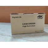 RRP £148.40 Video Camera Camcorder 4K 48MP with IR Night Vision
