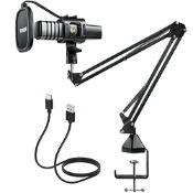 RRP £37.66 TONOR Cardioid Condenser Computer PC Mic with Arm Stand
