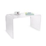 RRP £155.26 Clear Acrylic Perspex Plastic Coffee Table Living Room Hygienic Easy Clean