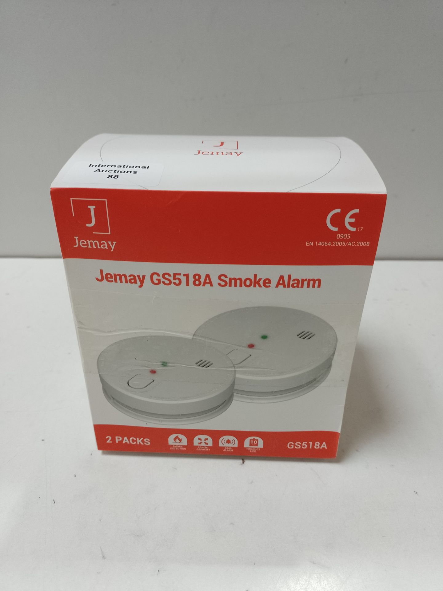 RRP £43.37 Jemay Wired Smoke Alarm - Image 2 of 2