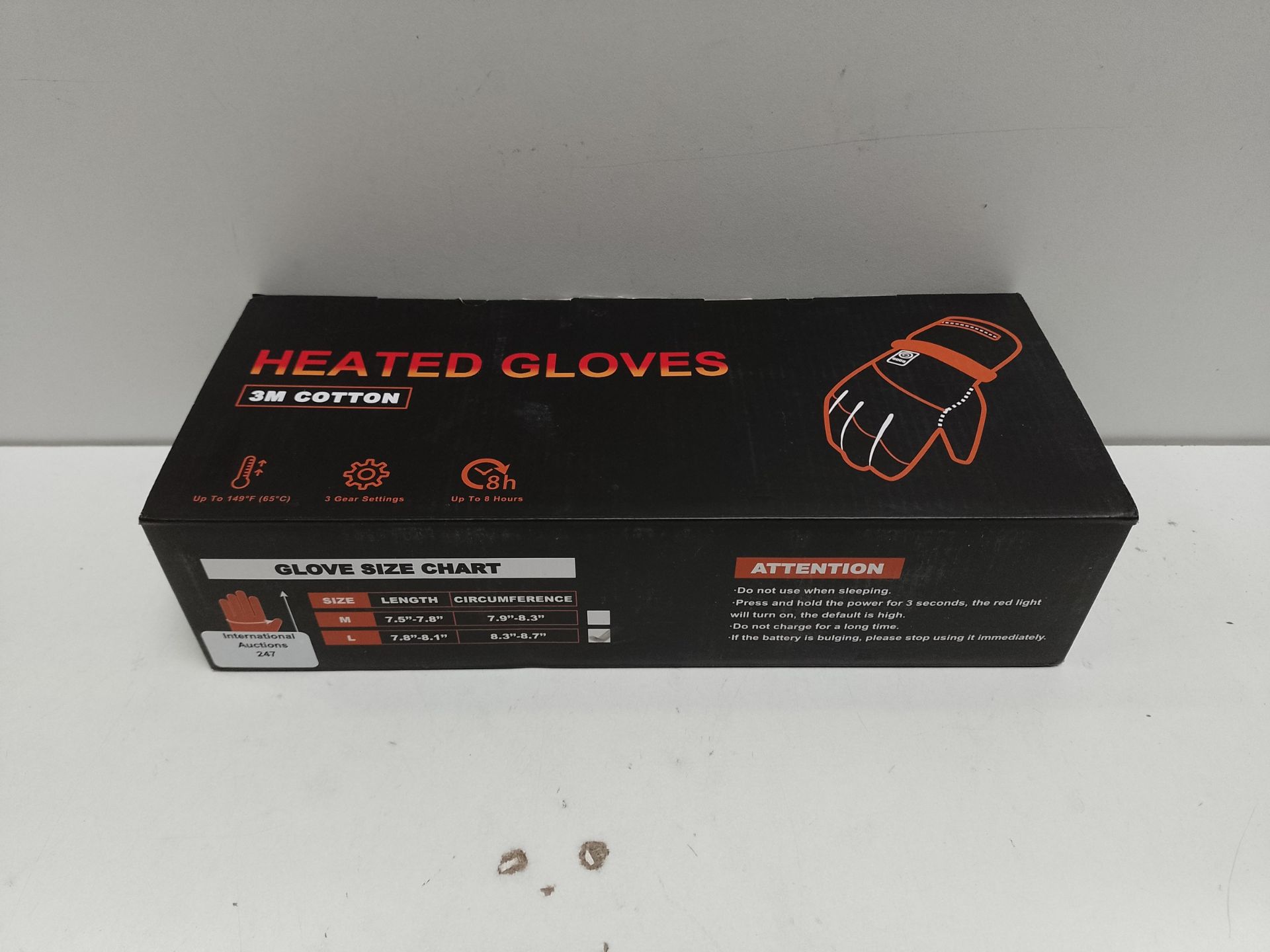 RRP £34.24 Pinuotu Rechargeable Heated Gloves Battery Electric - Image 2 of 2