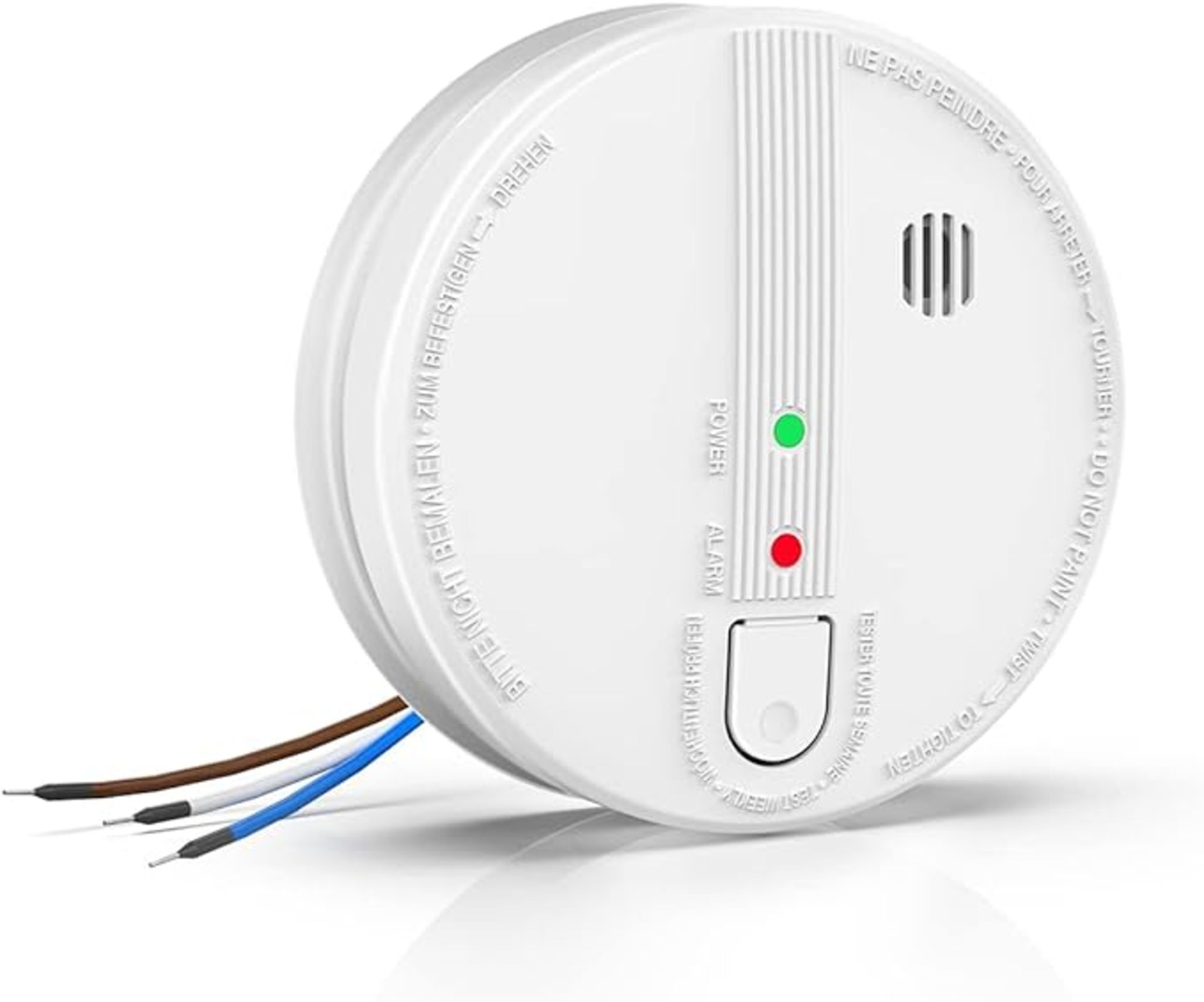 RRP £43.37 Jemay Wired Smoke Alarm