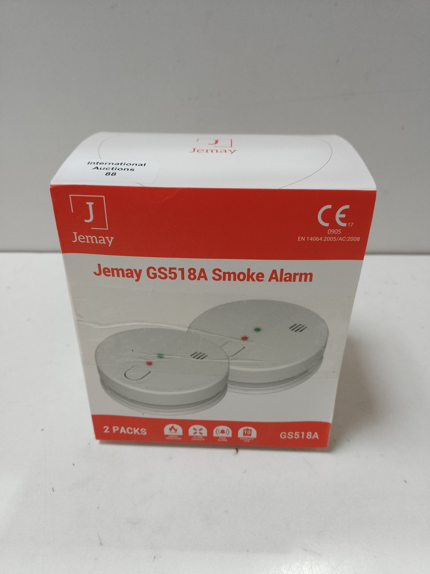 RRP £43.37 Jemay Wired Smoke Alarm - Image 2 of 2