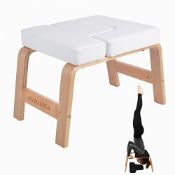 RRP £79.90 ovwanren Yoga Headstand Bench- Stand Yoga Chair for Family