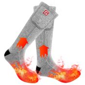 RRP £45.65 SVPRO Electric Heated Socks 3 Temperature Settings