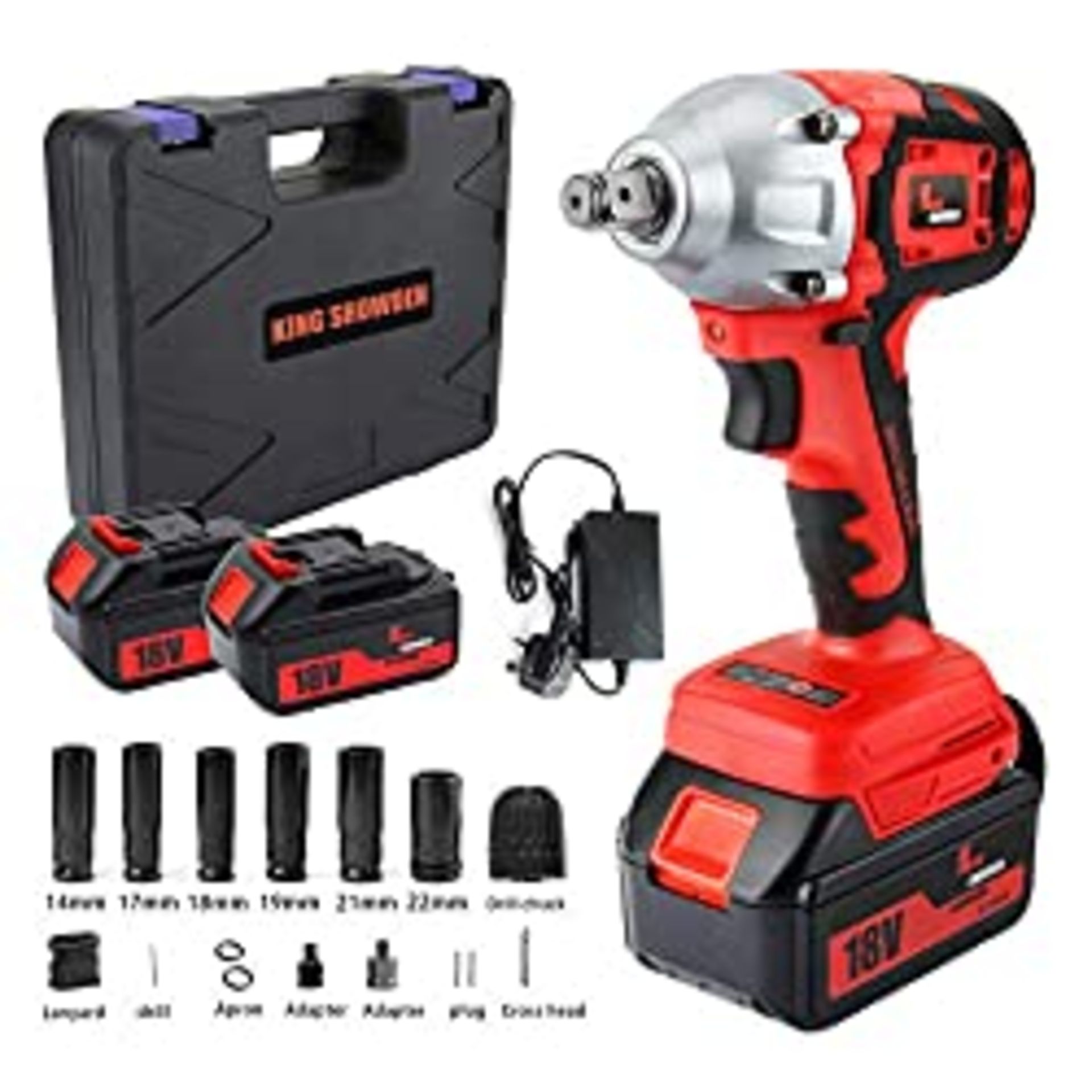 RRP £102.74 King showden Impact Wrench with 4.0AH Lithium Battery