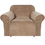 RRP £29.67 BellaHills Real Velvet Stretch Sofa Covers Couch Covers