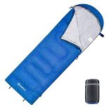 RRP £29.43 KingCamp Sleeping Bag 3 Season- Lightweight Waterproof