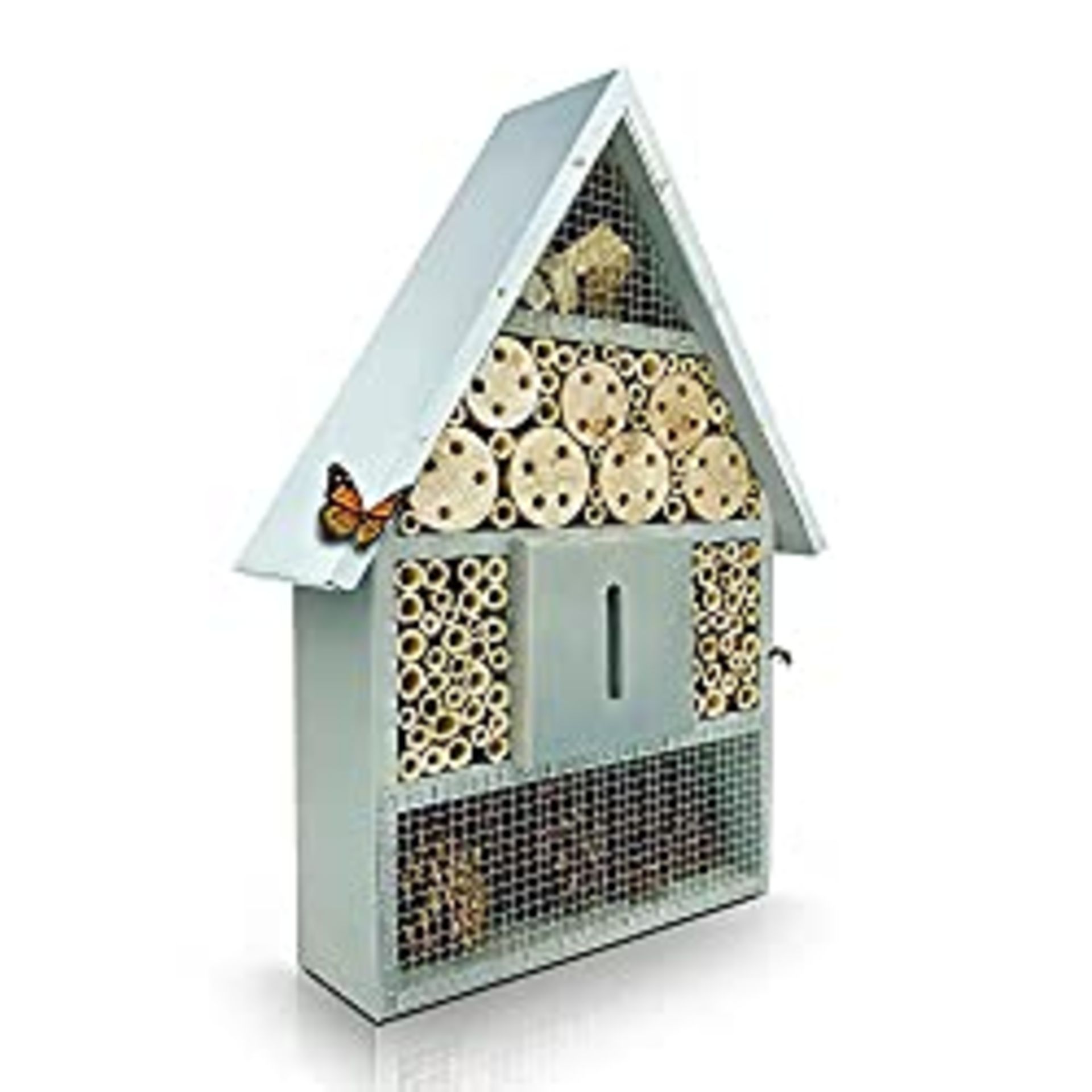 RRP £20.54 Bug Hotel Bug House Insect House with metal roof Large 40x28x8.5cm