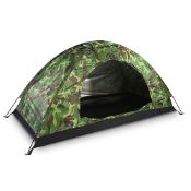 RRP £32.63 Pop Up Tent Camouflage Tent Waterproof Dome Tent Canopy Camping Tent 1 Person