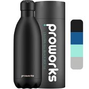 RRP £29.29 Proworks Stainless Steel 1.5l Water Bottle | Double