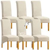 RRP £54.87 SHENGYIJING Large Chair Covers for Dining Room