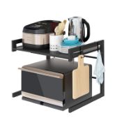 RRP £32.18 Microwave Shelf Stand Expandable