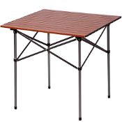 RRP £45.65 Portal Folding Aluminum Camping Table Square Table