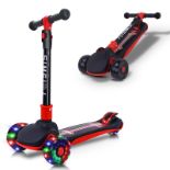 RRP £50.22 3 Wheels Kids Scooter for Boys Girls Ages 3-12 Years