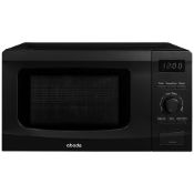 RRP £68.49 Abode 20L Digital Microwave 700W with 8 Auto Cook Menus in Black