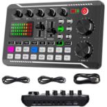 RRP £38.87 Live Sound Card and Audio Interface with DJ Mixer Effects and Voice Changer