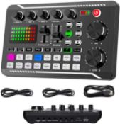 RRP £38.87 Live Sound Card and Audio Interface with DJ Mixer Effects and Voice Changer