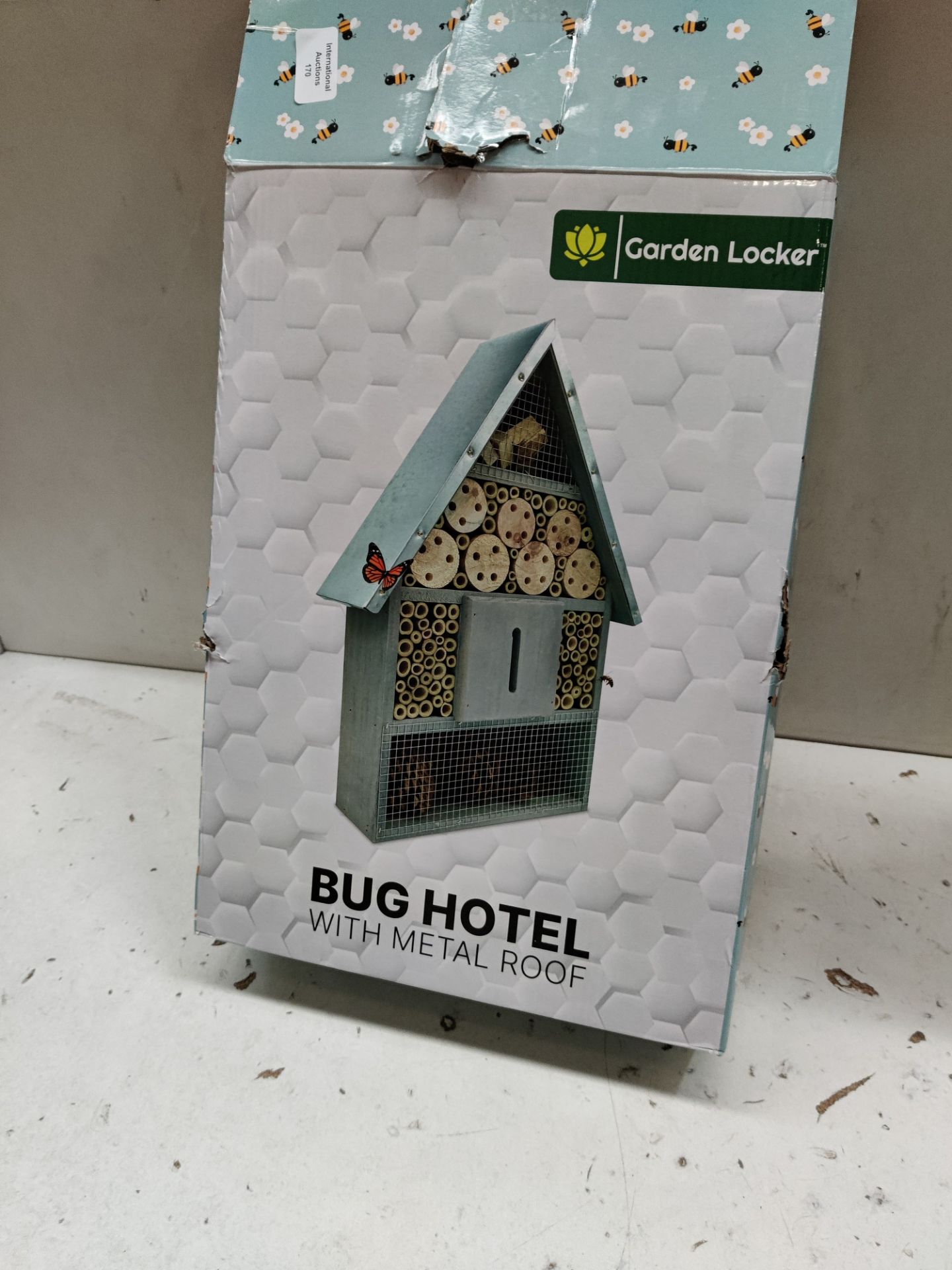 RRP £20.54 Bug Hotel Bug House Insect House with metal roof Large 40x28x8.5cm - Image 2 of 2