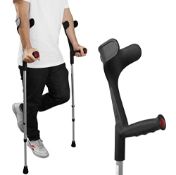 RRP £34.24 PEPE - Crutches for Adults Men (x2 Units