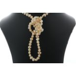 36 inch Baroque Shaped Freshwater Cultured 5.0 - 6.0mm Pearl Necklace - Valued By AGI £365.00 -