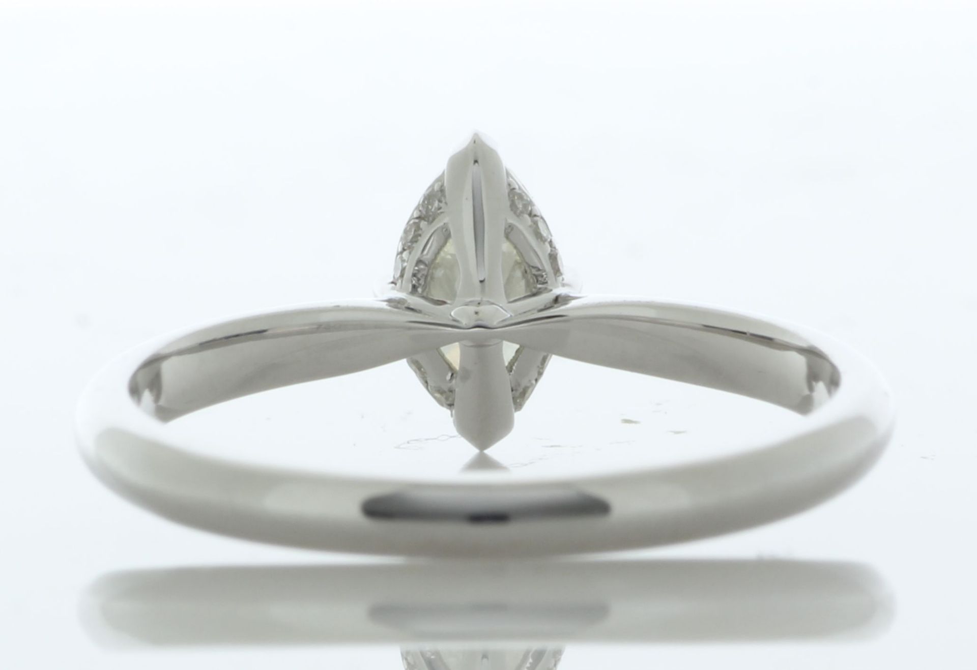 18ct White Gold Single Stone Marquise Cut Diamond Ring (0.52) 0.56 Carats - Valued By GIE £7,840. - Image 4 of 5
