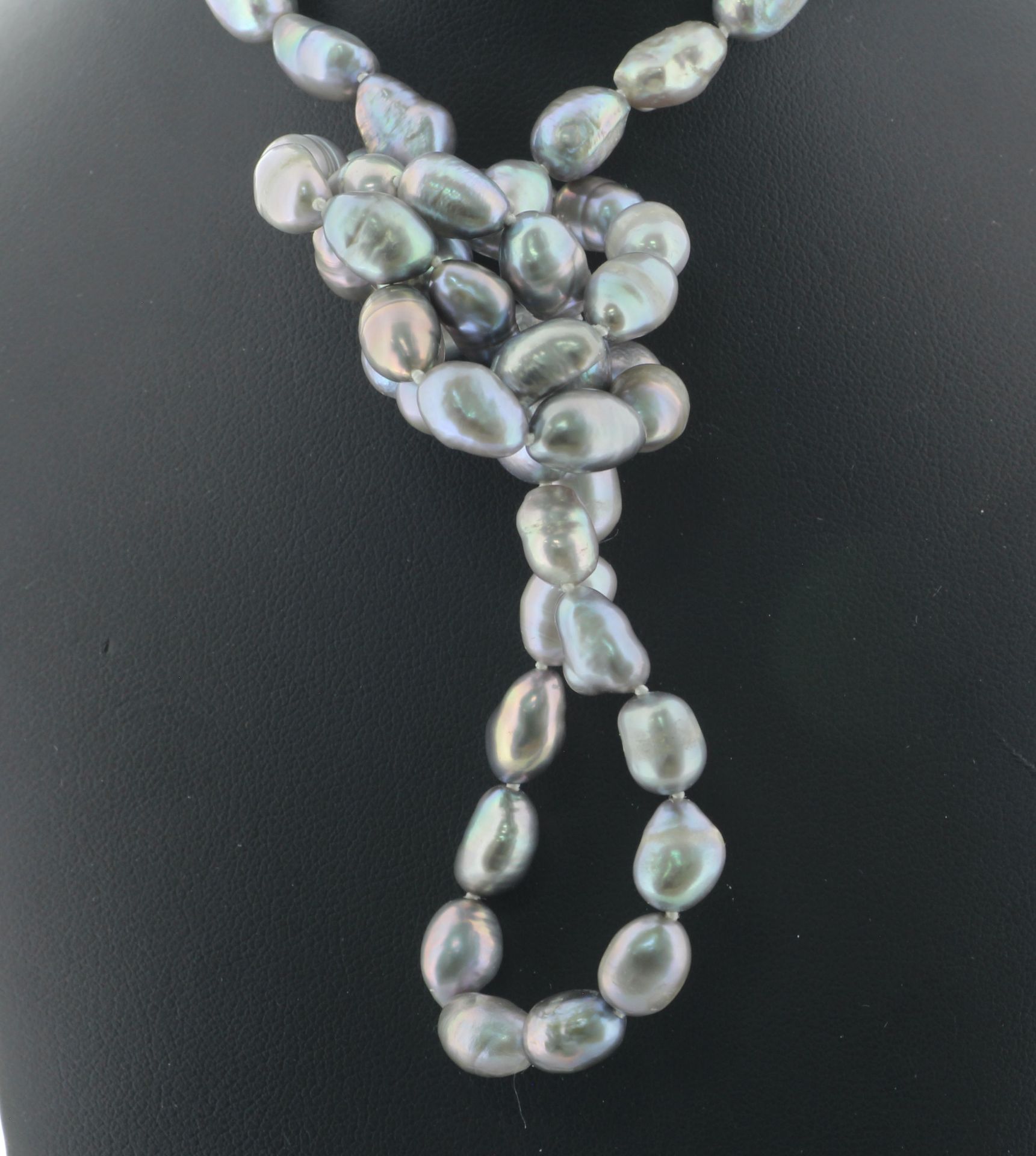 36 Inch Freshwater Cultured 6.5 - 7.0mm Pearl Necklace - Valued By AGI £340.00 - 6.5 - 7.0mm - Image 4 of 5