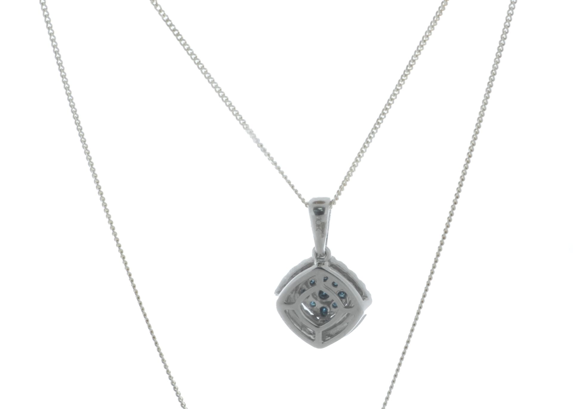 9ct White Gold Diamond Pendant 0.15 Carats - Valued By GIE £1,775.00 - A vibrant 9ct white gold - Image 3 of 4
