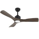 RRP £151.17 OFANTOP Black Ceiling Fan with LED Lights and Remote Control 132CM