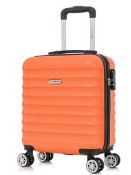 RRP £34.24 FLYMAX 55X40X20 Cabin CASE Carry ON Suitcase 4 Wheel Lightweight Luggage