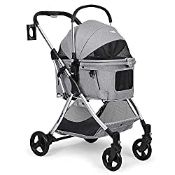 RRP £205.49 Beberoad 3-in-1 Pet Stroller Dog Pram Detachable Carrier