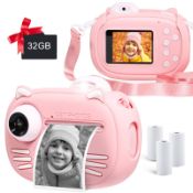 RRP £47.29 MINIBEAR Kids Instant Print Camera for Girls