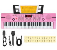 RRP £71.47 Hricane Electronic Keyboard Piano 61 Keys