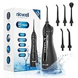 RRP £26.26 Water Flossers for Teeth Cordless - Nicwell Oral Irrigator Dental