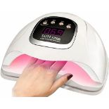 RRP £27.39 Timpou 280W UV LED Gel Nail Lamp