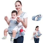 RRP £29.56 Baby Carrier 6 in 1 Baby Sling Carrier - Ergonomic